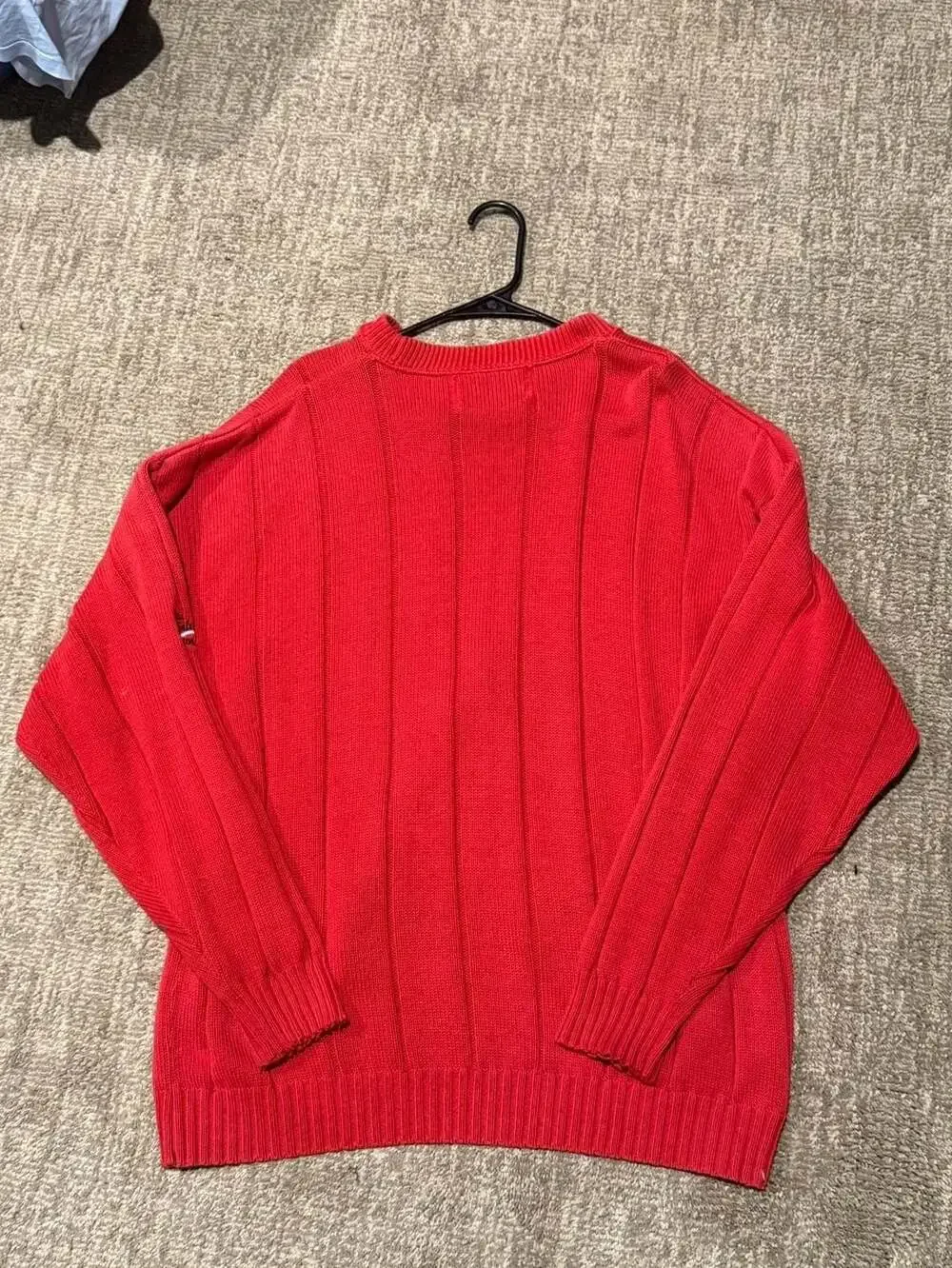 Dunbrooke Nebraska Cornhuskers Red Ribbed Knit Crew Neck Sweater XL